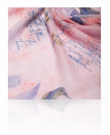 Палантин Женский W-VINTAGE.BIRD/LILAC